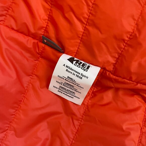 Women's REI Flash Insulated Hybrid Jacket, Medium, Coral color, NWT - Picture 5 of 10